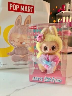 Let’s Checkmate - Labubu pink and yellow